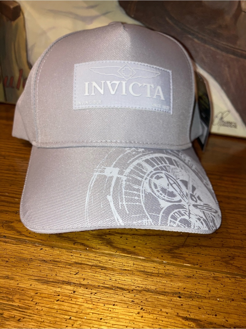 Invicta "Invincible Since 1837" Men Cap - Gray - NWT